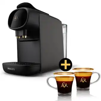 Blokker Philips l&aposor barista sublime koffiecupmachine lm9012/21 + gratis 2 unieke l&apos or espresso glazen aanbieding