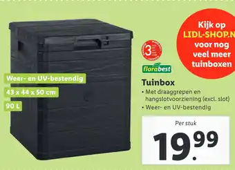 Lidl Tuinbox 43x44x50 cm aanbieding