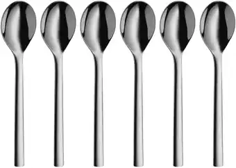 Amazon Wmf nuova 1291656046 koffielepel 6-delig, lengte 13,5 cm, cromargan , vaatwasmachinebestendig, geschenkverpakking aanbieding