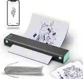 Bol.com Verdea tattoo stencil printer | incl. 5x tattoo papier + opbergzak | bluetooth thermal printer aanbieding