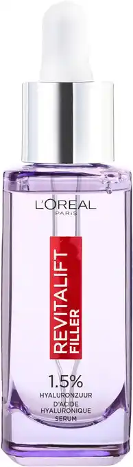 Amazon L'oréal paris - revitalift filler 1,5% hyaluronzuur serum - anti rimpel - 30ml - voor een volle en soepele huid aanbieding