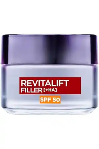 Amazon L’oréal paris revitalift filler anti-aging dagcrème met hyaluronzuur en spf 50-50ml aanbieding