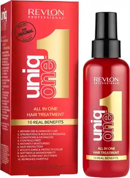 Amazon Uniqone hair treatment classic, 150 ml, sproeikuur voor meer volume, soepelheid en betere kambaarheid, haarverzorging zonder aanbieding