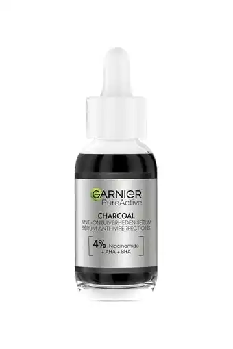 Amazon Garnier pureactive aha + bha charcoal anti-onzuiverheden serum - 30ml aanbieding