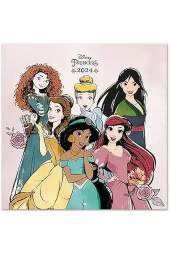 Amazon Grupo erik kalender 2024 disney princess classics - broschürenkalender 2024 30x30 cm - fsc-gecertificeerde wandkalender - wan aanbieding