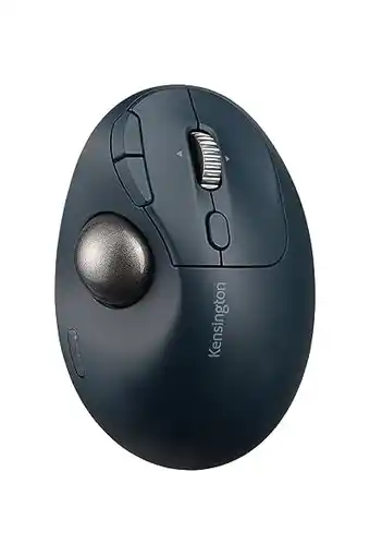 Amazon Kensington pro fit tb550 trackball muis, oplaadbaar, bluetooth, 2,4ghz ergonomische 34mm met de duim bedienbare trackball mui aanbieding