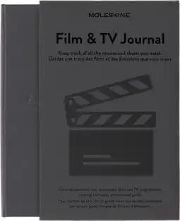 Amazon Moleskine passion journal - film & tv, large/a5, fester einband, dunkelgrau aanbieding