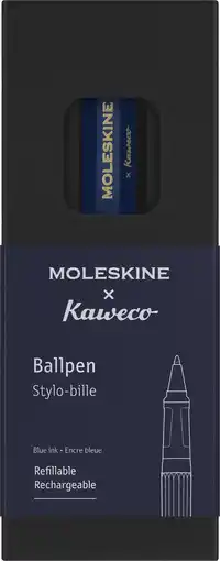 Amazon Moleskine kaweco ballpoint pen, blue, medium point (0.7 mm), blue ink aanbieding