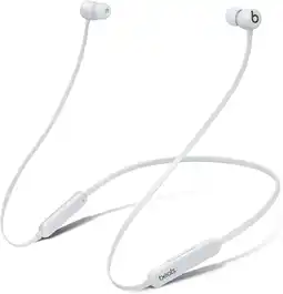 Amazon Beats draadloze flex-oortjes – apple w1-koptelefoonchip, magnetische oortjes, class 1 bluetooth, 12 uur luisteren - grijs aanbieding