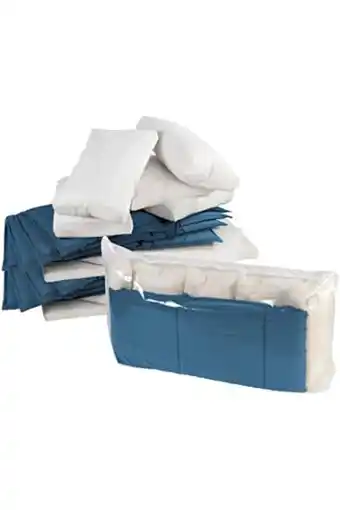 Amazon Wenko jumbo cube xxl, vacuüm opbergzak, polyethyleen, 180 x 90 x 50 cm, transparant aanbieding