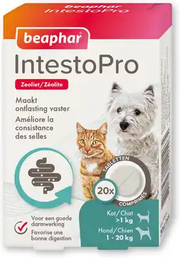 Amazon Beaphar 14126 intestopro kat/hond tot 20kg aanbieding