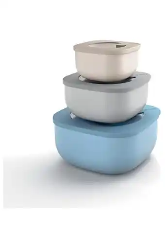 Amazon Guzzini - kitchen active design, store & more, set van 3 hoge luchtdichte containers voor koelkast/diepvriezer/magnetron, 19, aanbieding