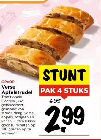 Vomar Voordeelmarkt Verse Apfelstrudel aanbieding