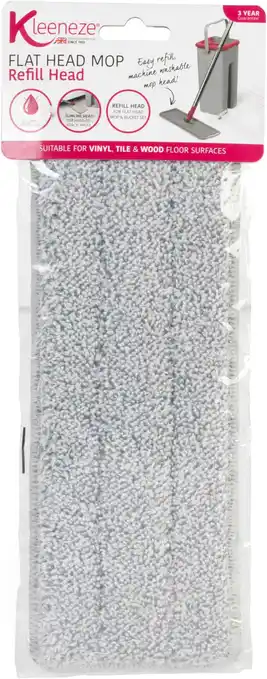 Amazon Kleeneze kl080936eu7 refill head for flat mop kl062253 | no drips or streaks | microfibre aanbieding