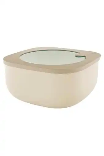 Amazon Guzzini store&more kitchen active design low profile airtight containers for fridge/freezer/microwave, 19.5 x 19.5 x 9.3 cm, aanbieding