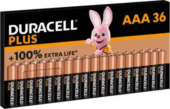 Amazon Duracell plus aaa-batterijen (36 stuks) - 1,5v-alkaline batterijen - tot 100% extra levensduur -betrouwbaar voor dagelijks ge aanbieding