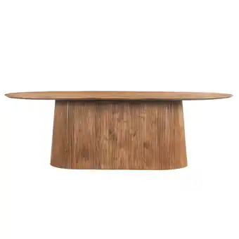 fonQ Livingfurn - eetkamertafel salvator 300cm - mangohout aanbieding