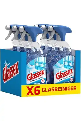 Amazon Glassex 3182138 schoonmaakmiddel spray - glas & multi 6x 750 ml aanbieding