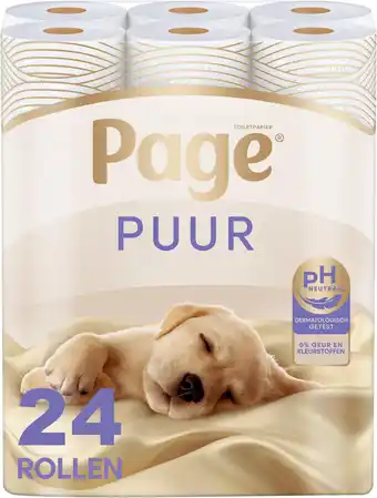 Amazon Page wc papier - puur toiletpapier - 24 rollen - voordeelverpakking aanbieding