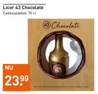 Gall & Gall Licor 43 Chocolate Cadeaupakket, 70 cl aanbieding