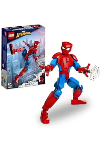 Amazon Lego 76226 marvel spider-man figuur, volledig verstelbare legends actiefiguur, superhelden constructie speelgoed voor jongens aanbieding