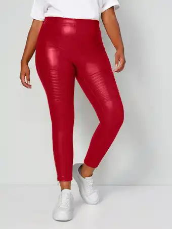 Klingel Legging met glanzende coating angel of style rood aanbieding