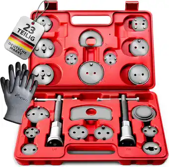 Amazon Tresko 22-delige set remzuigerterugsteller terugsteller remklauw voor het terugstellen van de remzuiger bij vervanging van re aanbieding