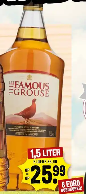 Dirck 3 The famous grouse 1.5 l aanbieding