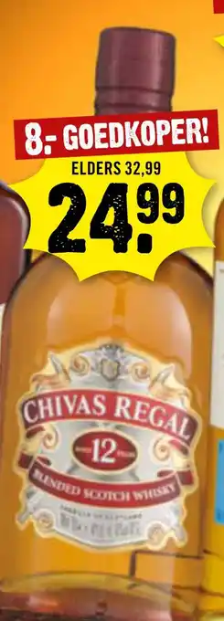 Dirck 3 Chivas regal blended scotch whisky aanbieding