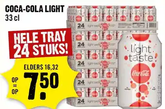 Dirck 3 Coca-cola light 33 cl aanbieding