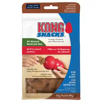 Zooplus 2x312g kong snacks liver l (7g / stuk) hondensnack aanbieding