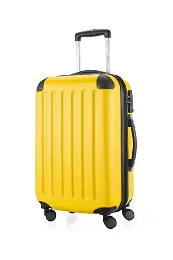 Amazon Hauptstadtkoffer - spree - koffer handbagage hard case trolley uitbreidbaar, tsa, 4 wielen, 55 cm, 42 liter, geel aanbieding