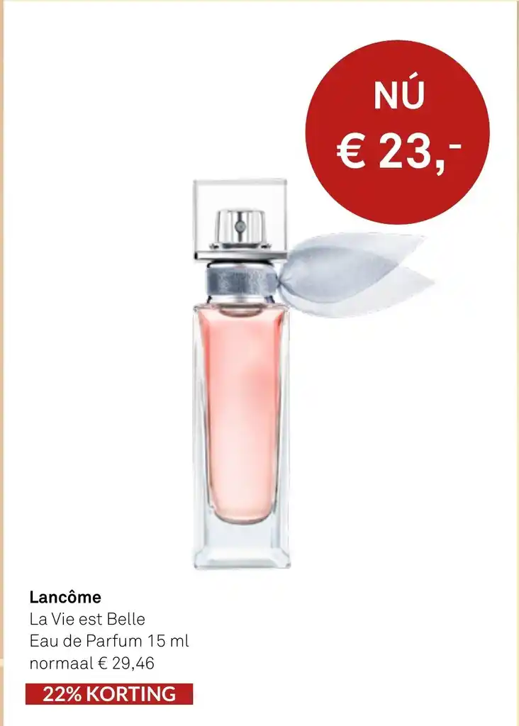 Lancôme La Vie est Belle Eau de Parfum 15 ml aanbieding bij Mooi parfumerie