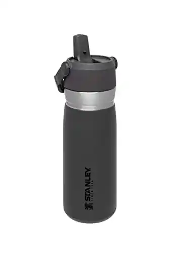 Amazon Stanley iceflow flip straw water bottle 0.65l / 22oz lagoon – leakproof - stainless steel water bottle with flip straw - bpa  aanbieding