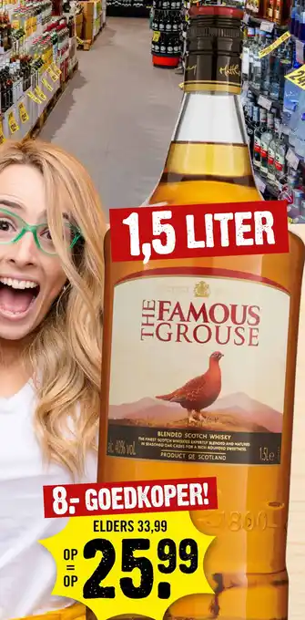 Dirck 3 The famous grouse 1,5L aanbieding