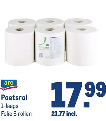 Makro Aro poetsrol aanbieding