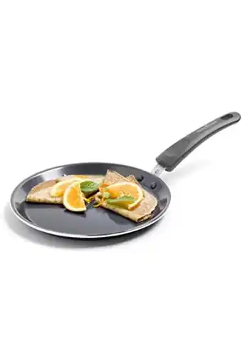 Amazon Greenchef essentials gezonde keramische pannenkoek crepe pan 24cm, pfas-vrij, geschikt voor inductie, vaatwasmachinebestendig aanbieding