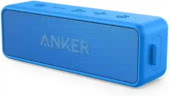 Amazon Anker ak-a3105034 soundcore 2 bluetooth-luidspreker, fantastisch geluid, enorme bas met dubbele basdrivers, 24 uur accu, verb aanbieding