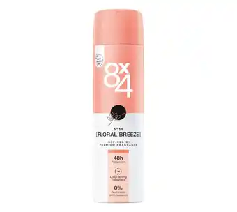 Voordeeldrogisterij 8x4 deodorant spray no. 14 floral breeze - 150 ml aanbieding