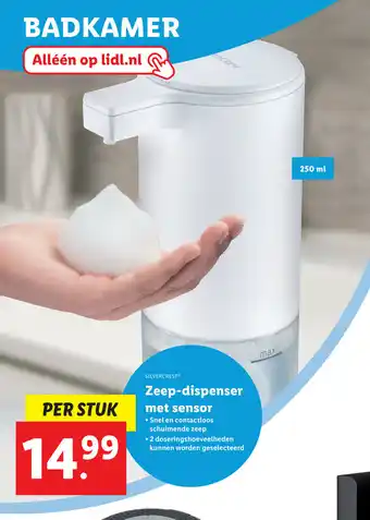 Lidl Zeep-Dispenser Met Sensor per stuk aanbieding