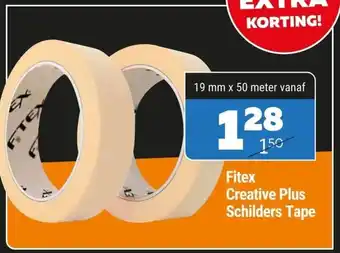 De voordeelmarkt Fitex creative plus schilders tape aanbieding