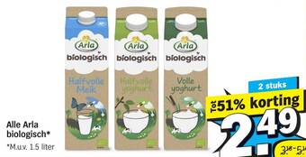Albert Heijn Alle Arla biologisch aanbieding