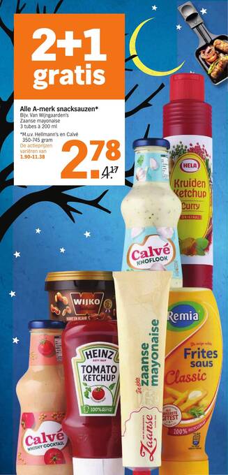 Albert Heijn Alle A-merk snacksauzen aanbieding