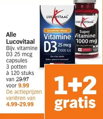 Albert Heijn Alle Lucovitaal aanbieding