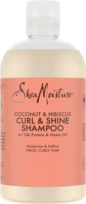 Amazon Sheamoisture moisture coconut & hibiskus curl & shine shampoo, 384 ml aanbieding