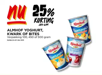 Jumbo ALMHOF YOGHURT, KWARK OF BITES aanbieding