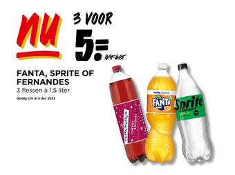 Jumbo FANTA, SPRITE OF FERNANDES aanbieding