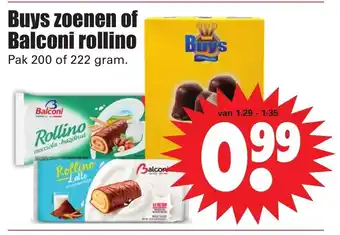 Dirk Buys Zoenen of Balconi rollino 200/222g aanbieding