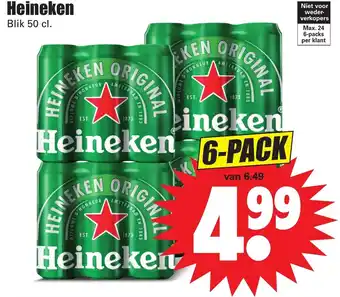 Dirk Heineken 6*500ml aanbieding