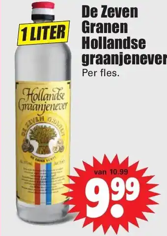 Dirk De Zeven Granen Hollandse graanjenever 1L aanbieding